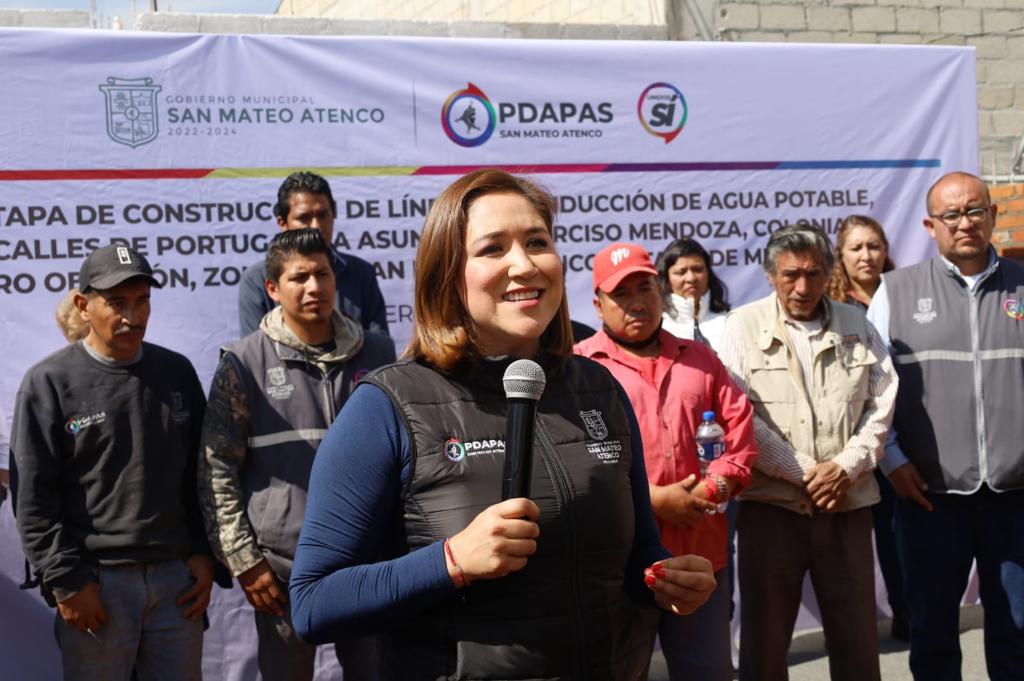 SAN MATEO ATENCO ENTREGA NUEVA RED DE AGUA POTABLE Diario Xponencial Mx